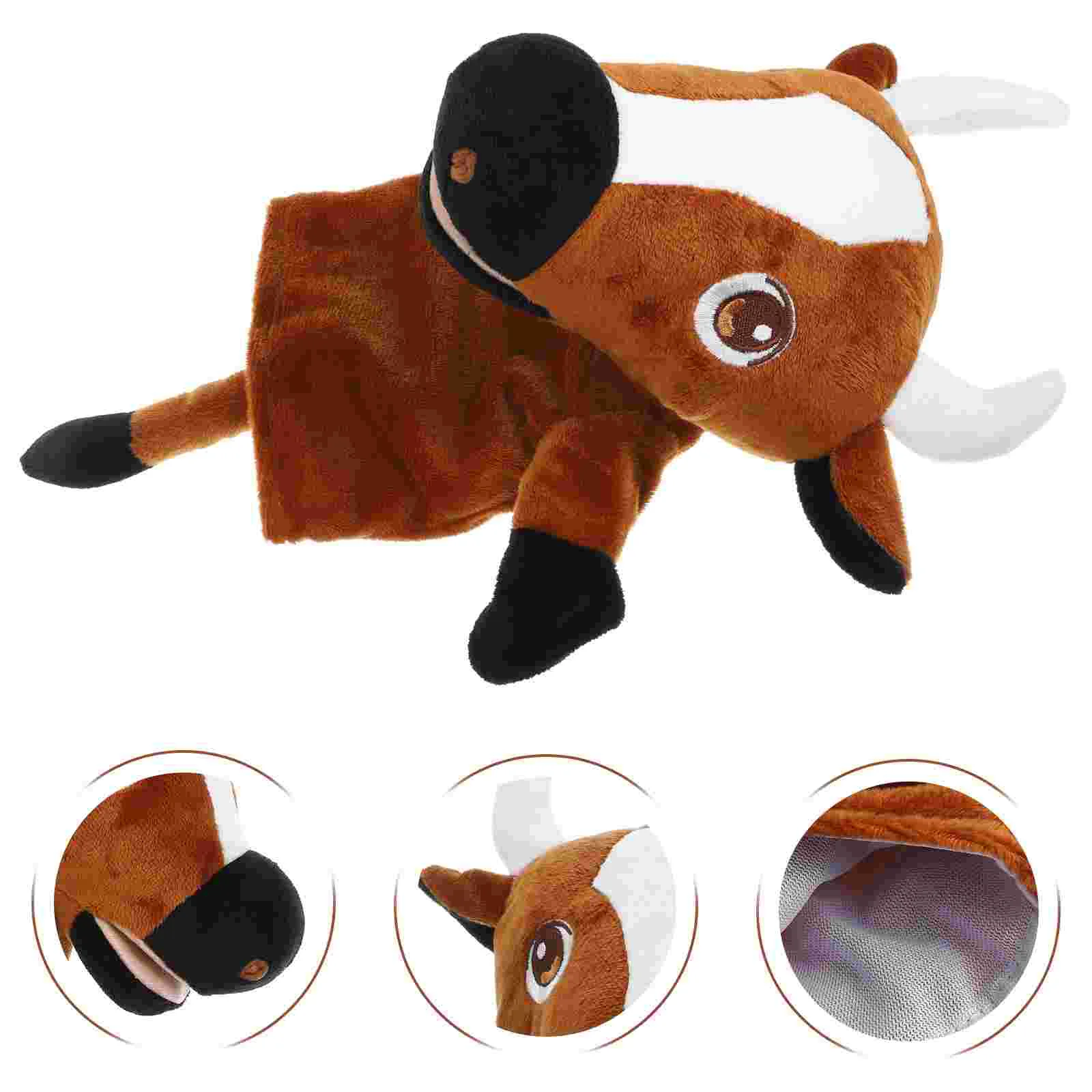 Ox Hand Puppet Plush Story Telling Toy Interactive Stuffed Animal Puppets Hands Kids Toys Puzzle
Ox Hand Puppet Plush Story Telling Toy Interactive Stuffed Animal Puppets Hands Kids Toys Puzzle