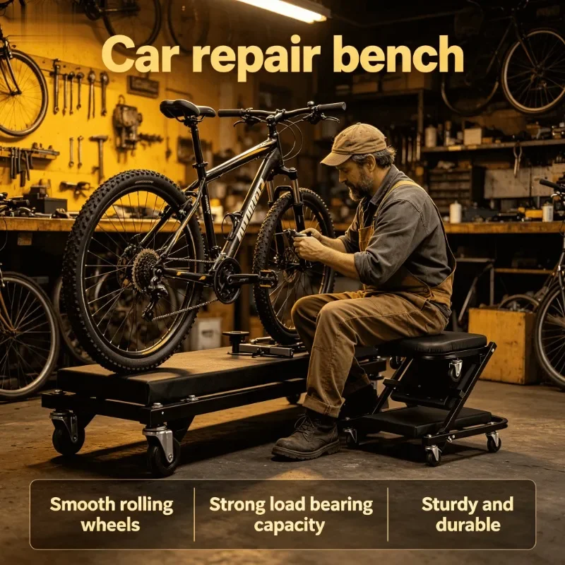 Padded Headrest Swivel Casters Lying Board Low Profile Rolling Car Creeper Heavy Duty Steel Frame Mechanic Garage Foldable
Padded Headrest Swivel Casters Lying Board Low Profile Rolling Car Creeper Heavy Duty Steel Frame Mechanic Garage Foldable