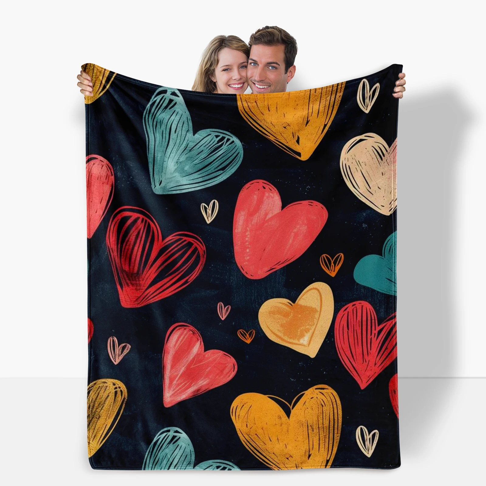 Flannel Blanket With Colorful Heart Outlines Perfect For Couples Celebrating Valentine S Day Love And Joy
Flannel Blanket With Colorful Heart Outlines Perfect For Couples Celebrating Valentine S Day Love And Joy