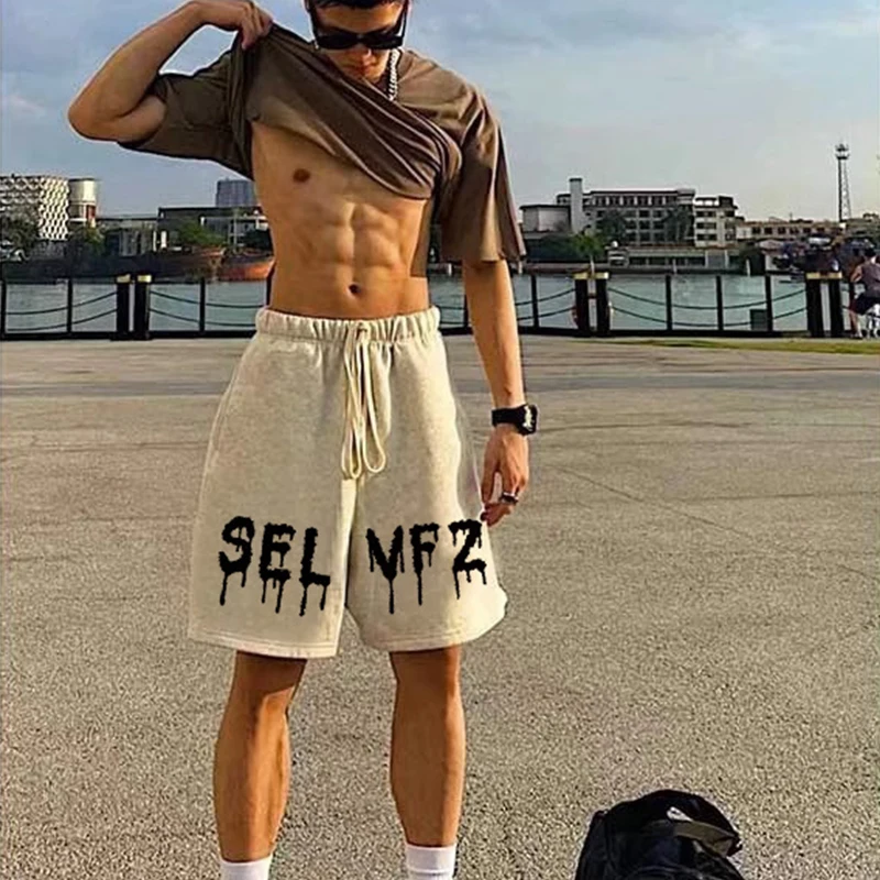 2025 New Men's Letter Print Drawstring Shorts Summer Fitness Sports Basketball Baggy Bermuda American Retro Gym Y2K Shorts
2025 New Men's Letter Print Drawstring Shorts Summer Fitness Sports Basketball Baggy Bermuda American Retro Gym Y2K Shorts