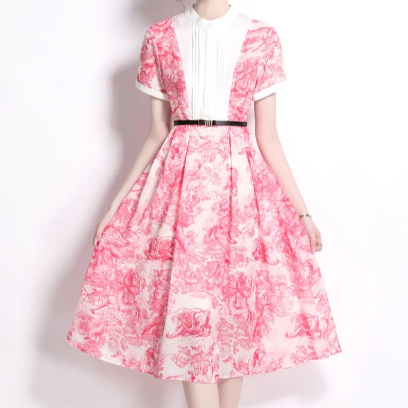 Red Vintage Printed Women Dress Bodycon with Sashes O-neck Elegant Vestidos Holiday Evening Party Women's Clothing Patchwork
Red Vintage Printed Women Dress Bodycon with Sashes O-neck Elegant Vestidos Holiday Evening Party Women's Clothing Patchwork