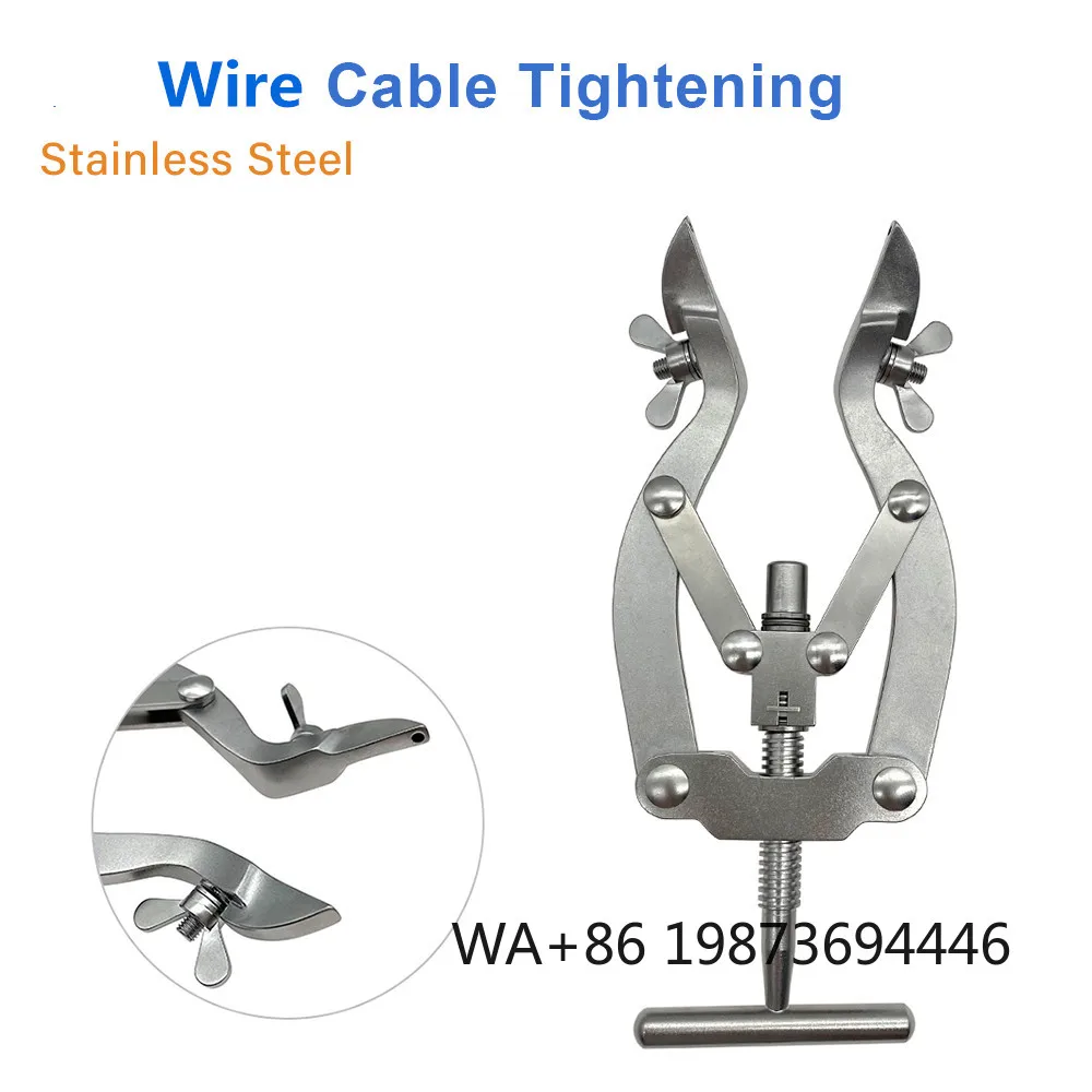 Orthopedic Wire Tightener Shear, Cutter Twister Clamp Forceps Cerclage Wire Tool
Orthopedic Wire Tightener Shear, Cutter Twister Clamp Forceps Cerclage Wire Tool