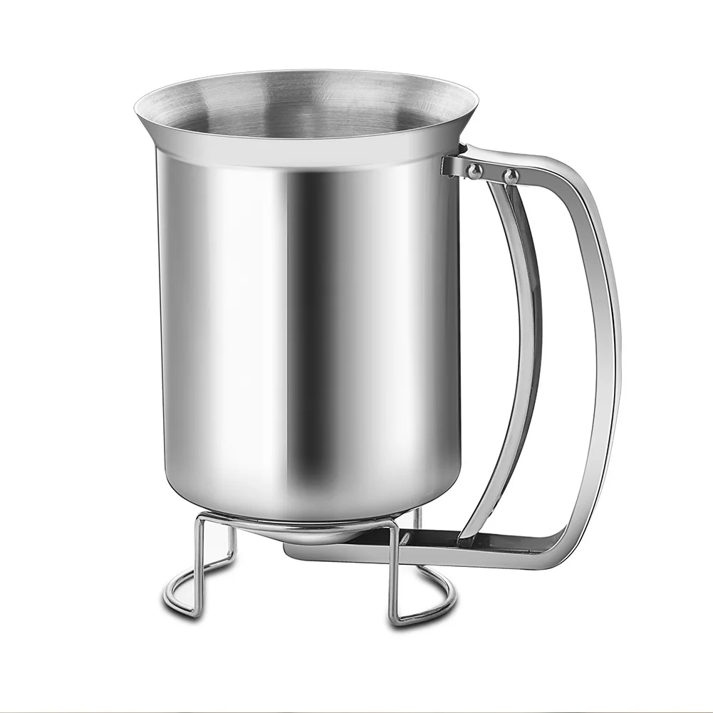 Диспенсер для теста из нержавеющей стали на 24 унции с подставкой, для приготовления панкейков, кексов и маффинов
Диспенсер для теста из нержавеющей стали на 24 унции с подставкой, для приготовления панкейков, кексов и маффинов