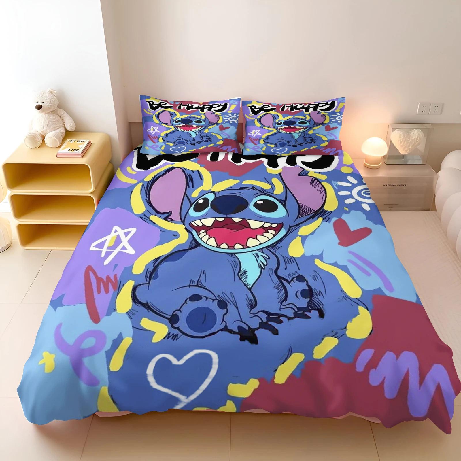 Cute Cartoon Stitch Quilt Cover Anime Duvet Printed comforter 100% Polyester Bedding Twin Size children Gift Various Sizes
Cute Cartoon Stitch Quilt Cover Anime Duvet Printed comforter 100% Polyester Bedding Twin Size children Gift Various Sizes