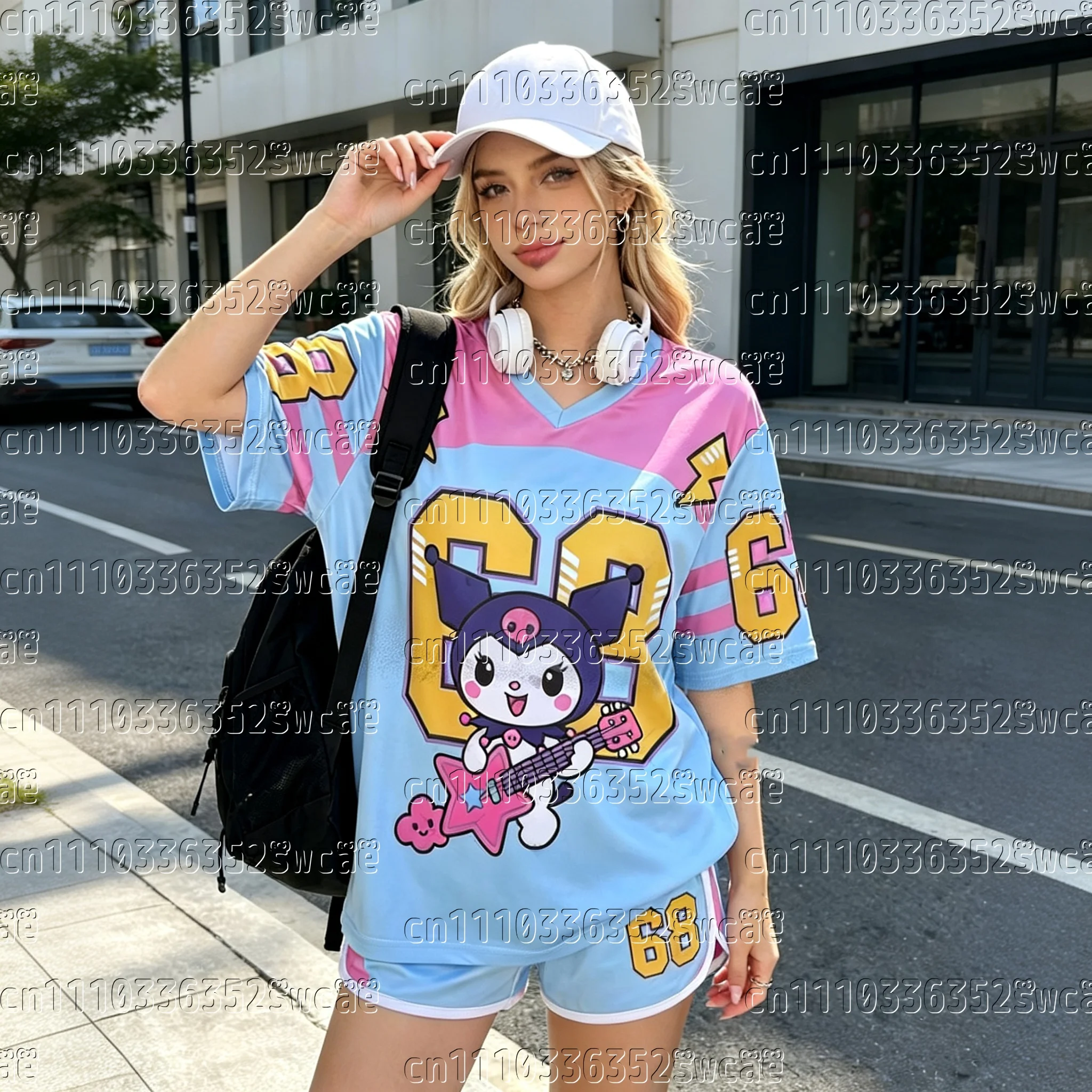 Sanrio Family Hello Kitty Series No.15 Shirt Sweet and Cool Street Summer T-shirt Oversized Adult Top New Style Maternity Wear
Sanrio Family Hello Kitty Series No.15 Shirt Sweet and Cool Street Summer T-shirt Oversized Adult Top New Style Maternity Wear
