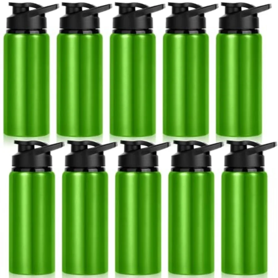10 Pack Water Bottles Bulk, 20oz Sports Aluminum Water Bottle with Snap Lids Metal Reusable Water Bottles Leak proof Bottle for
10 Pack Water Bottles Bulk, 20oz Sports Aluminum Water Bottle with Snap Lids Metal Reusable Water Bottles Leak proof Bottle for