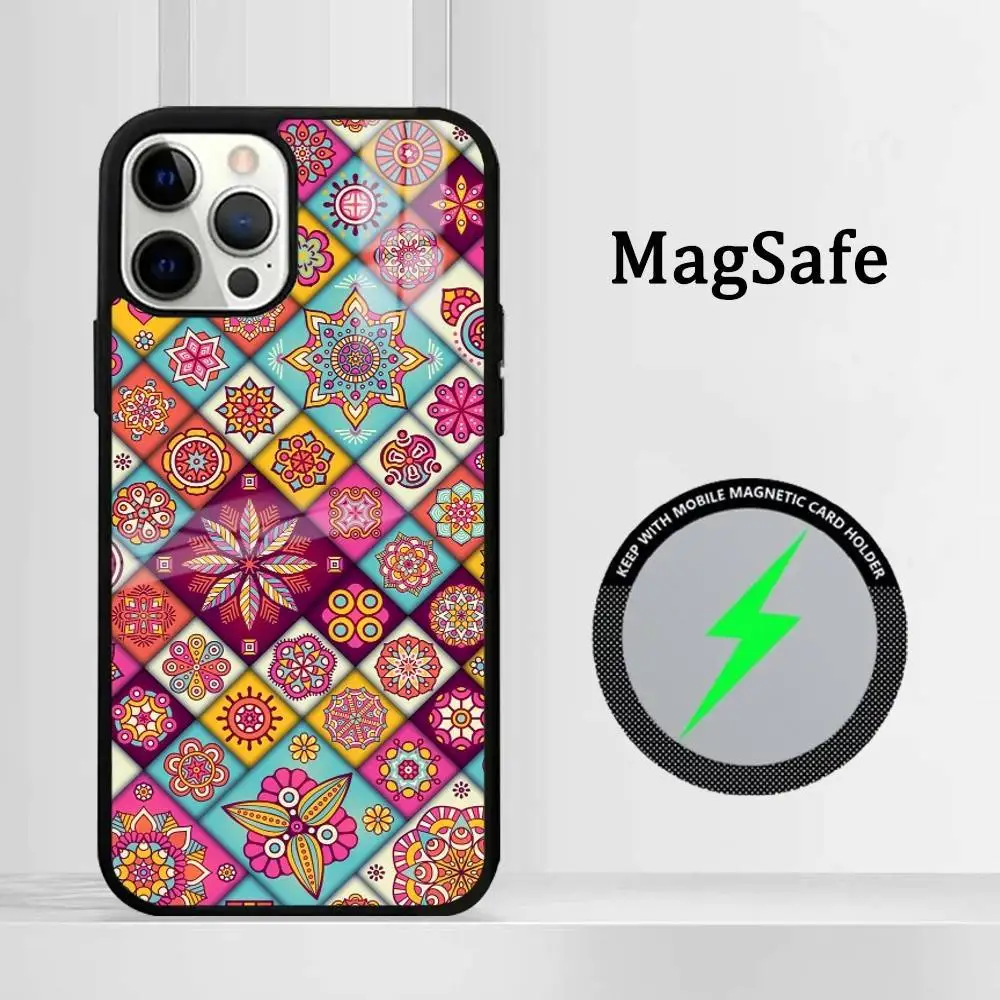 Mandala Pattern Phone Case Magnetic Glass Phone Case For Iphone 16 15 14 12 11 13 Pro Max Mini Puls Cover
Mandala Pattern Phone Case Magnetic Glass Phone Case For Iphone 16 15 14 12 11 13 Pro Max Mini Puls Cover