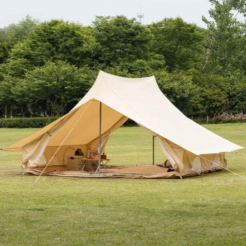 Outdoor Camping Tent Portable Folding House Type Waterproof Thickened Cotton Fabric Sunscreen and Rainproof Large Space Family
Outdoor Camping Tent Portable Folding House Type Waterproof Thickened Cotton Fabric Sunscreen and Rainproof Large Space Family