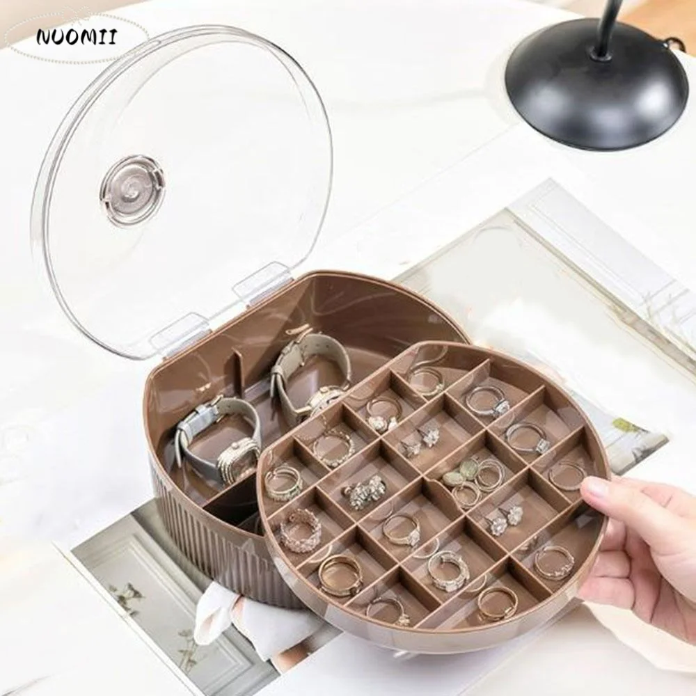 Portable Plastic Jewelry Storage Box Large Capacity Dustproof Jewelry Display Box Moisture-proof Jewelry Organizer For Home
Portable Plastic Jewelry Storage Box Large Capacity Dustproof Jewelry Display Box Moisture-proof Jewelry Organizer For Home