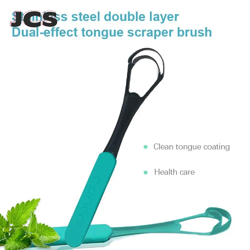 Double Layer Tongue Scraper Silicone Tongue Scraper Brush Cleaning Food Grade Single Oral Care To Keep Fresh Breath Oral Health
Double Layer Tongue Scraper Silicone Tongue Scraper Brush Cleaning Food Grade Single Oral Care To Keep Fresh Breath Oral Health