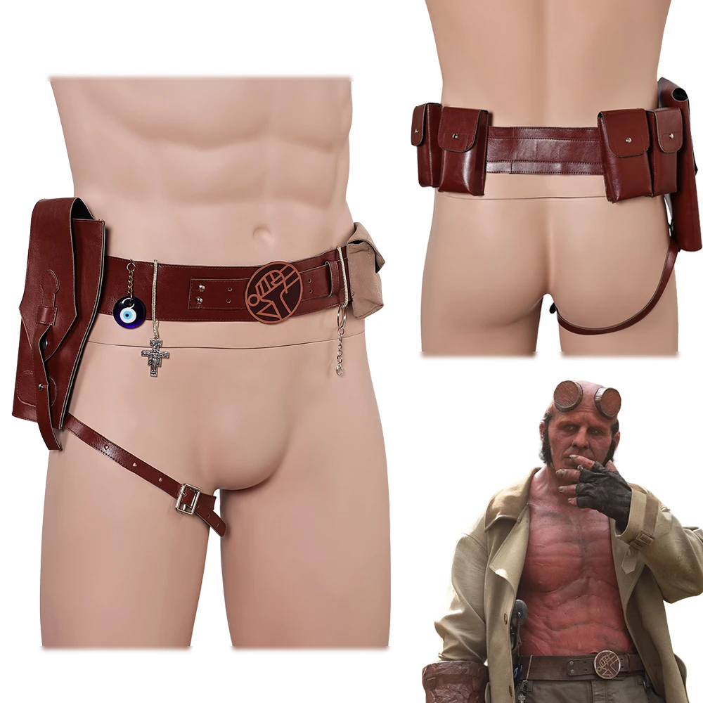 2024 Movie The Crooked Man Role Hellboy Cosplay Waistbag Costume Accessories Men Adult Male Belt PU Leather Strap Halloween Prop
2024 Movie The Crooked Man Role Hellboy Cosplay Waistbag Costume Accessories Men Adult Male Belt PU Leather Strap Halloween Prop