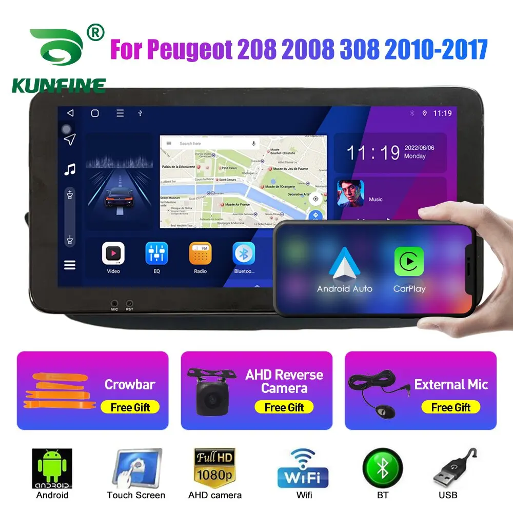 10,33-дюймовый автомобильный радиоприемник для Peugeot 308 2010-2016 2Din Android, восьмиядерный автомобильный стерео DVD, GPS-навигатор, плеер QLED, экран Carplay
10,33-дюймовый автомобильный радиоприемник для Peugeot 308 2010-2016 2Din Android, восьмиядерный автомобильный стерео DVD, GPS-навигатор, плеер QLED, экран Carplay