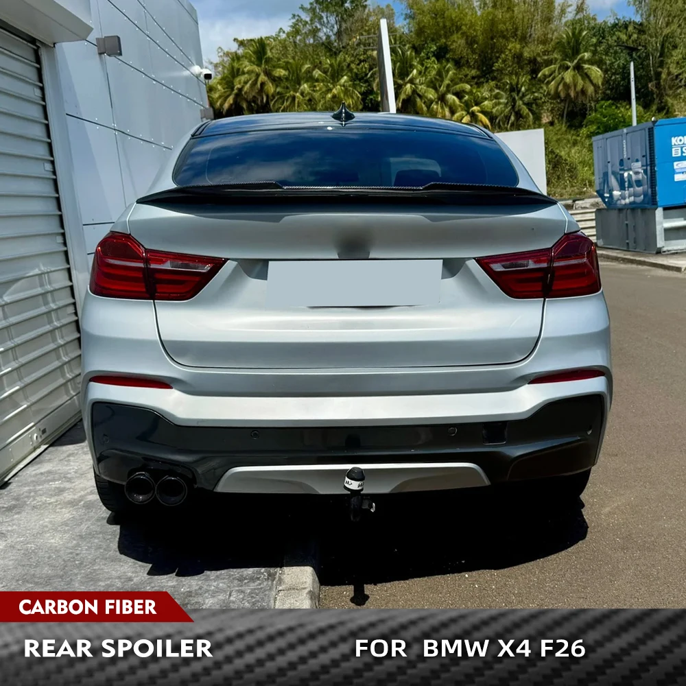 Fit For BMW X4 F26 2014-2017 Car Rear Trunk Lid Racing Spoiler Boot Wing Carbon Fiber Car Rear Trunk Spoiler Rear Wing
Fit For BMW X4 F26 2014-2017 Car Rear Trunk Lid Racing Spoiler Boot Wing Carbon Fiber Car Rear Trunk Spoiler Rear Wing