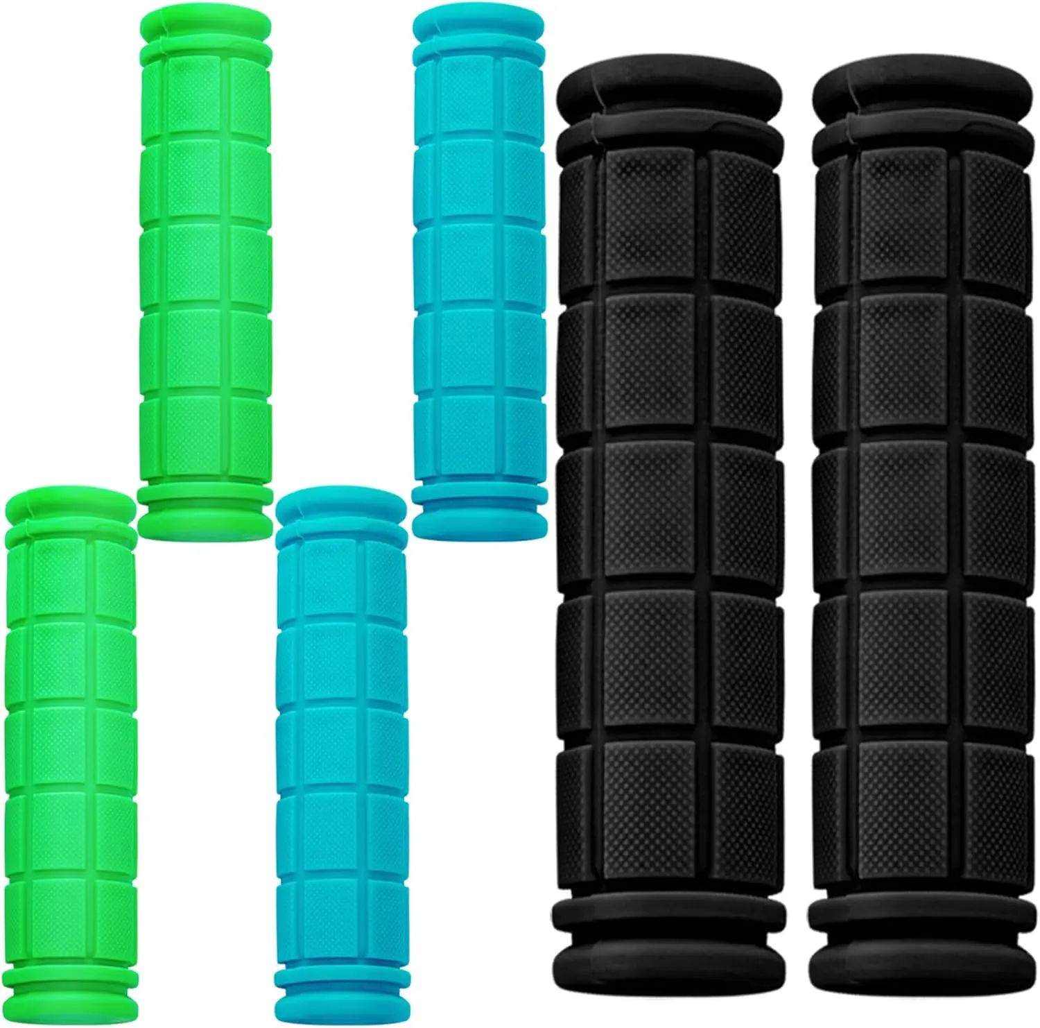 6 Pcs Bike Handlebar Grips Non-Slip Rubber Bicycle Grips for Mountain BMX Scooter
6 Pcs Bike Handlebar Grips Non-Slip Rubber Bicycle Grips for Mountain BMX Scooter