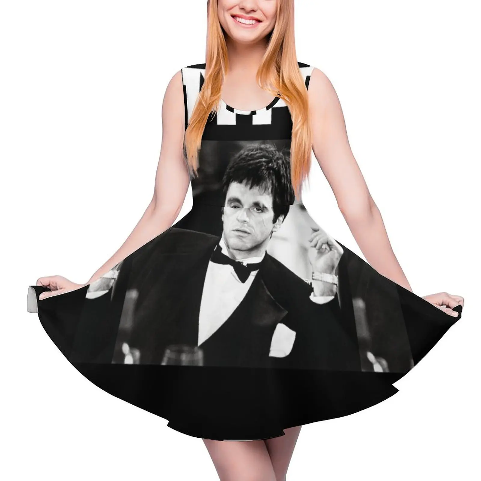 Женское платье без рукавов Scarface edition, элегантные комплекты одежды для женщин, женское платье, модное летнее платье для женщин 2024
Женское платье без рукавов Scarface edition, элегантные комплекты одежды для женщин, женское платье, модное летнее платье для женщин 2024