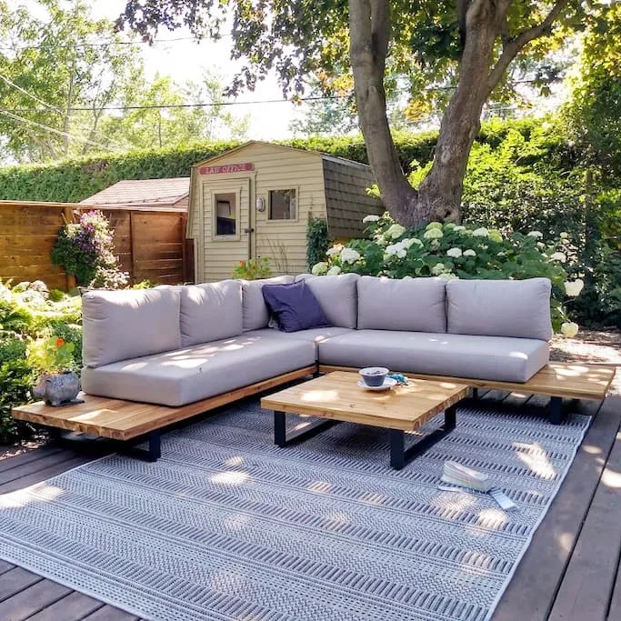 Hotels Wooden Furniture Waterproof Aluminum Outdoor Corner sofa Garden Sectional Sofa L Shape Patio Lounge Sofa with Acacia Wood
Hotels Wooden Furniture Waterproof Aluminum Outdoor Corner sofa Garden Sectional Sofa L Shape Patio Lounge Sofa with Acacia Wood