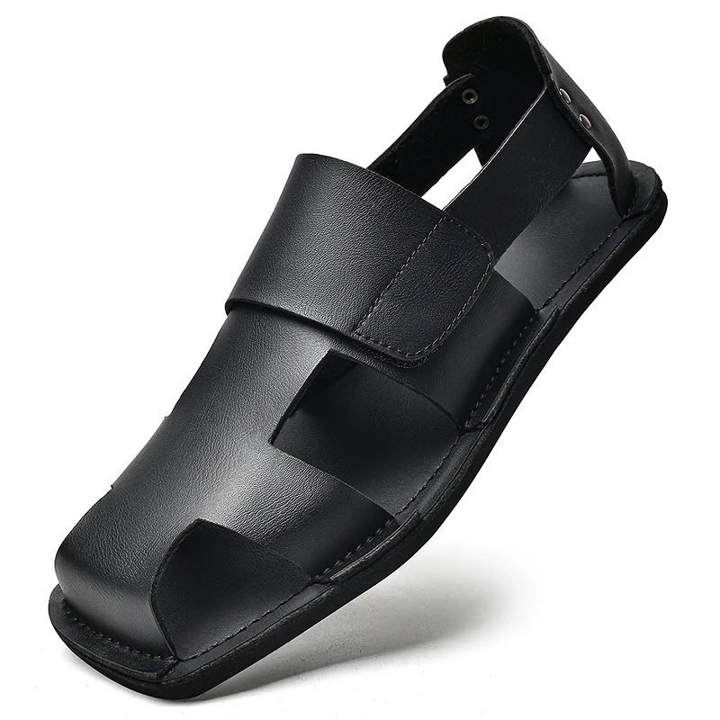 2026 Summer Fashion Trend Men'S Sandals With Exposed Toes Breathable Beach Shoes Flat Bottom Soft And Casual Hollow Sandals
2026 Summer Fashion Trend Men'S Sandals With Exposed Toes Breathable Beach Shoes Flat Bottom Soft And Casual Hollow Sandals