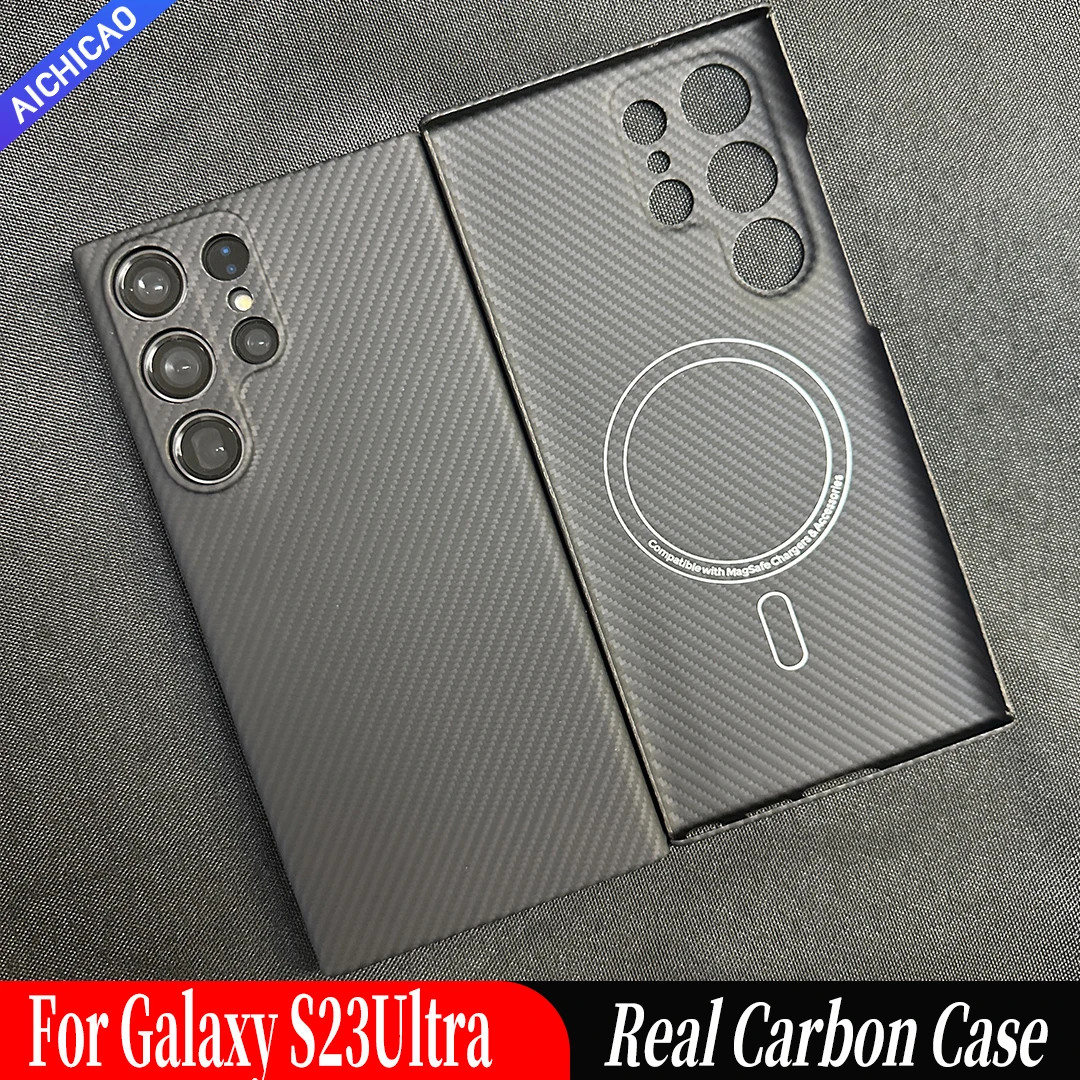 ACC-Carbon Real 600D Carbon Fiber Phone Case for Samsung Galaxy S23Ultra Magnetic Car Support Ultra-thin anti-drop Phone Cover
ACC-Carbon Real 600D Carbon Fiber Phone Case for Samsung Galaxy S23Ultra Magnetic Car Support Ultra-thin anti-drop Phone Cover