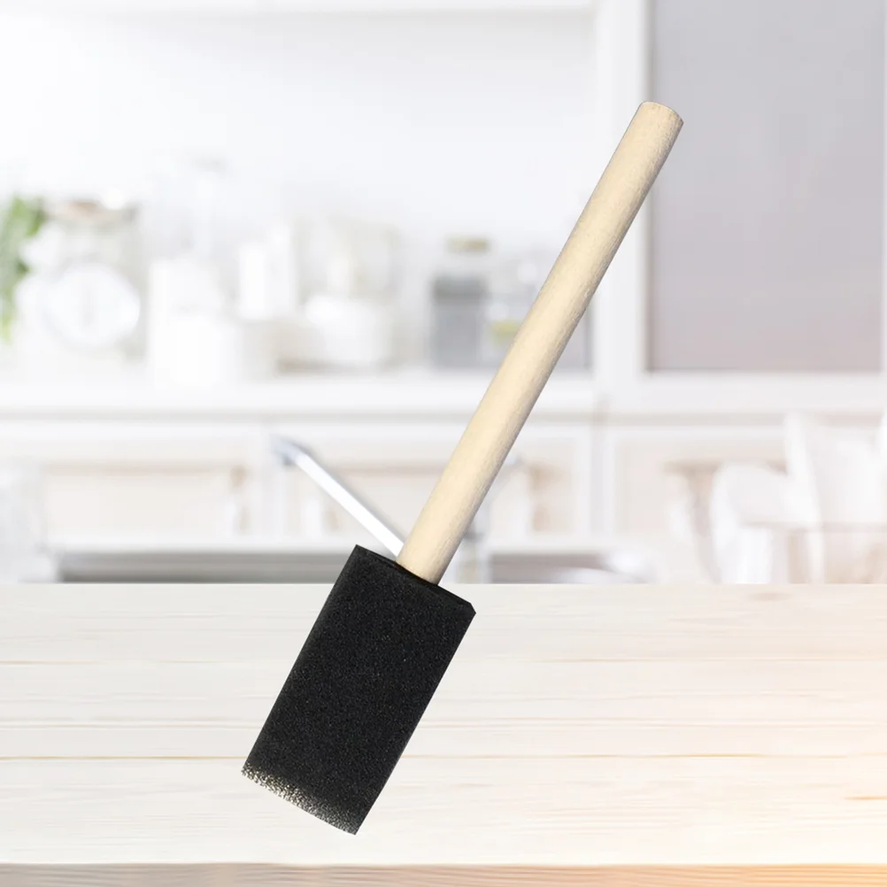 60PCS 1 Inch Sponge Wood Handle Paint Brush Set Lightweight Durable for Acrylics Stains Varnishes Crafts
60PCS 1 Inch Sponge Wood Handle Paint Brush Set Lightweight Durable for Acrylics Stains Varnishes Crafts