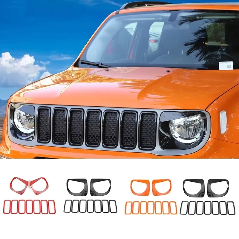 Lamp Hoods For Jeep Renegade Car Front Grille Headlight Lamp Decoration Cover Stickers Accessories For Jeep Renegade 2019+
Lamp Hoods For Jeep Renegade Car Front Grille Headlight Lamp Decoration Cover Stickers Accessories For Jeep Renegade 2019+