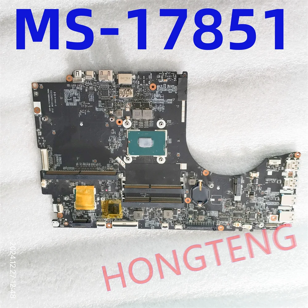 Оригинальная материнская плата MS-17851 для ноутбука MSI MS-1785 GT72VR 6RE с I7-6700HQ TEST OK
Оригинальная материнская плата MS-17851 для ноутбука MSI MS-1785 GT72VR 6RE с I7-6700HQ TEST OK