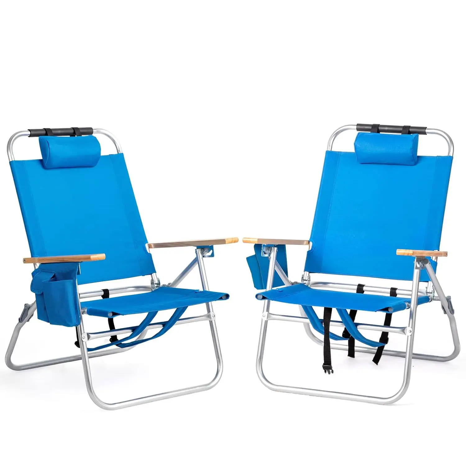 Lightweight High Backpack Beach Chair 2 Pack Adjustable 3 Positions Portable with Side Bag for Camping Patio Picnic, Custom
Lightweight High Backpack Beach Chair 2 Pack Adjustable 3 Positions Portable with Side Bag for Camping Patio Picnic, Custom