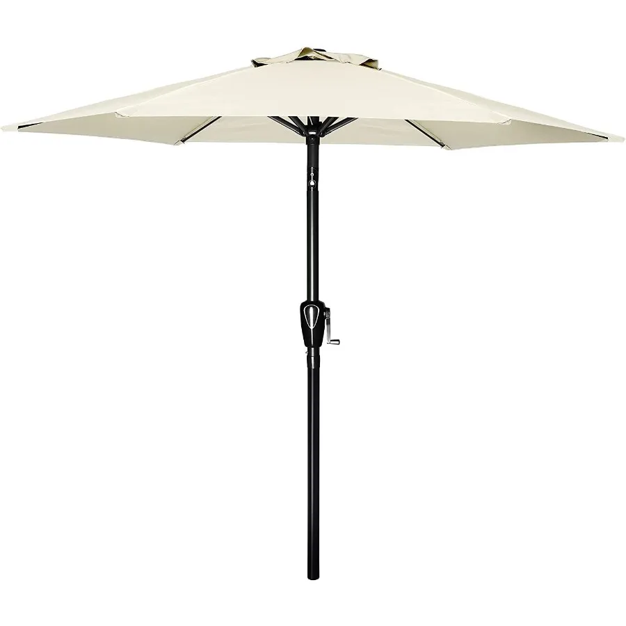 Simple Deluxe 7.5' Patio Outdoor Table Market Yard Umbrella with Push Button Tilt Crank 6 Sturdy Ribs for Garden Deck Backyard
Simple Deluxe 7.5' Patio Outdoor Table Market Yard Umbrella with Push Button Tilt Crank 6 Sturdy Ribs for Garden Deck Backyard