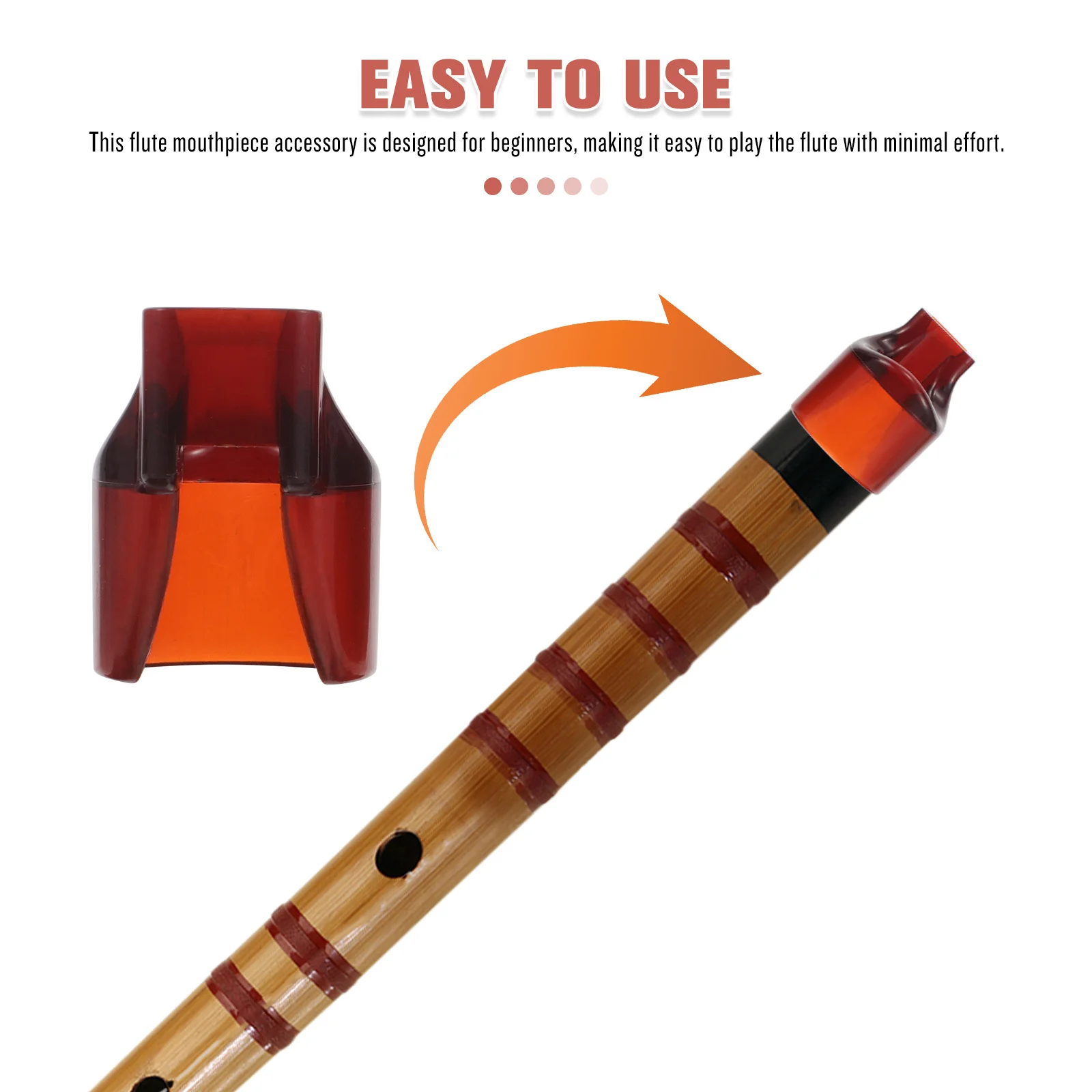 5pcs Flute Aid Tool Playing Equipment Mouthpiece for Beginners Accessory Kit Professionals
5pcs Flute Aid Tool Playing Equipment Mouthpiece for Beginners Accessory Kit Professionals