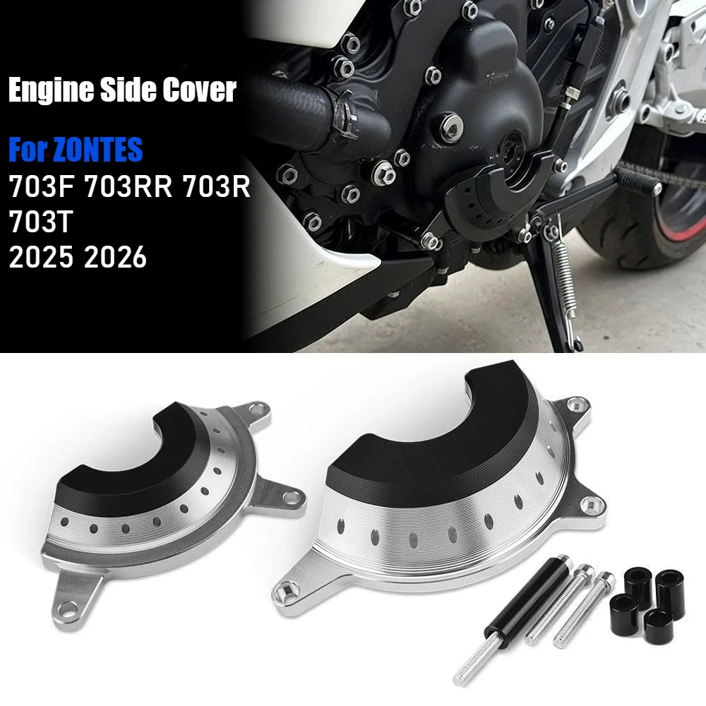 For ZONTES 703RR 703R 703F 703T 2025- Motorcycle Engine Side Protective Cover Left Clutch Side Cover Protection Covers 703RR/R/F
For ZONTES 703RR 703R 703F 703T 2025- Motorcycle Engine Side Protective Cover Left Clutch Side Cover Protection Covers 703RR/R/F