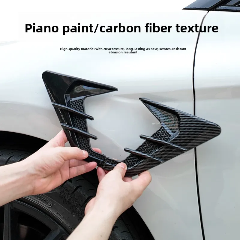 2pcs Universal Car Air Flow Fender Hood Intake Vent Cover Trim Carbon Fiber Side Wing Decals Body Shark Gill Ventilation Sticker
2pcs Universal Car Air Flow Fender Hood Intake Vent Cover Trim Carbon Fiber Side Wing Decals Body Shark Gill Ventilation Sticker