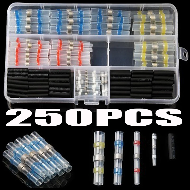 Wire Connector Solder Stick Connectors Heat Shrink Connectors Waterproof Solder & Heat Shrink Butt Crimp Electrical Connector
Wire Connector Solder Stick Connectors Heat Shrink Connectors Waterproof Solder & Heat Shrink Butt Crimp Electrical Connector
