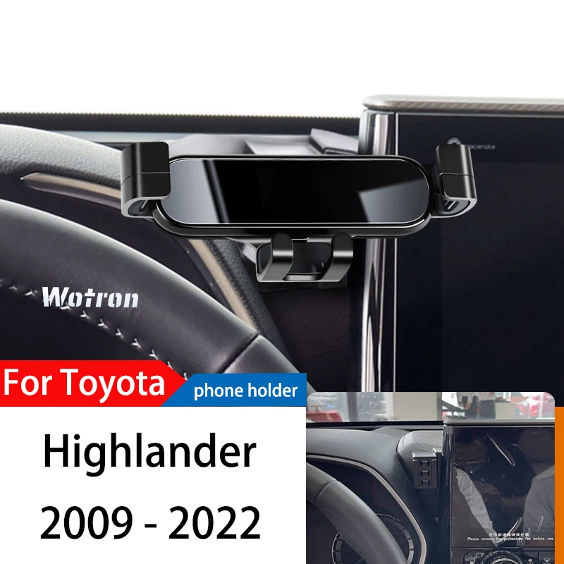 Car Phone Holder For Toyota Highlander 2009-2022 GPS Special Gravity Navigation Mobile Bracket 360 Degree Rotating Stand
Car Phone Holder For Toyota Highlander 2009-2022 GPS Special Gravity Navigation Mobile Bracket 360 Degree Rotating Stand