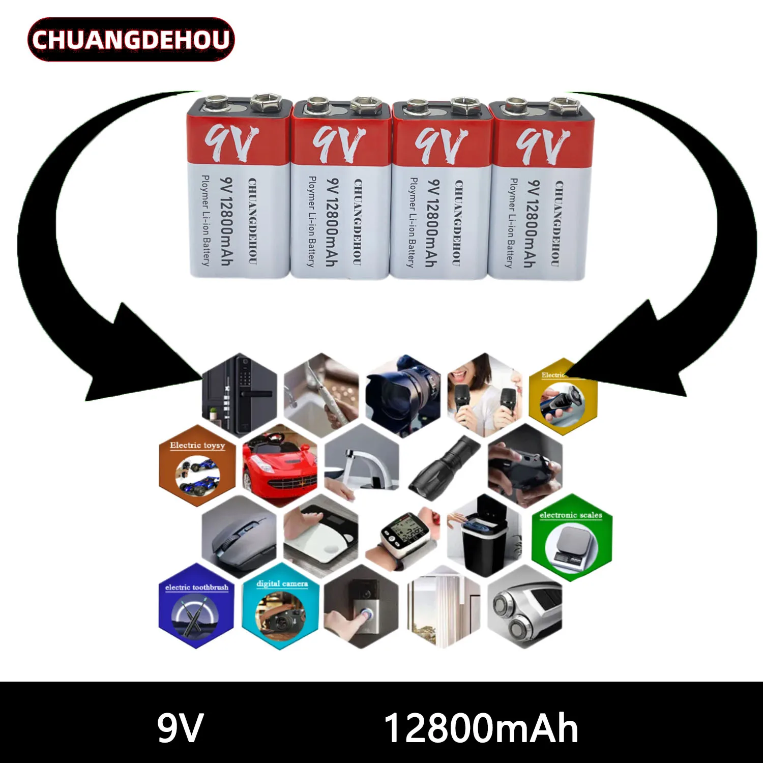 Type-C Fast Charging 9V Lithium Battery 12800Mah Large Capacity High Value Outdoor Emergency/Drone/Remote Control Toy/Microphone/Camera/Safety and Durable Best-Selling Model
Type-C Fast Charging 9V Lithium Battery 12800Mah Large Capacity High Value Outdoor Emergency/Drone/Remote Control Toy/Microphone/Camera/Safety and Durable Best-Selling Model