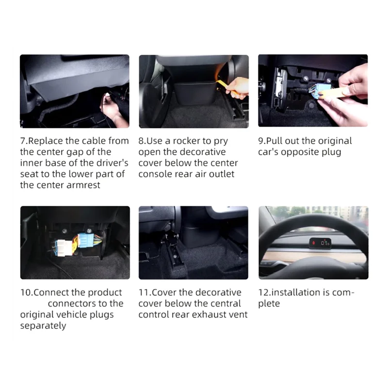 ABND_Car Head-Up Smart Display Air Code Meter LCD Instrument HUD Car Accessories for Tesla Model 3 Y
ABND_Car Head-Up Smart Display Air Code Meter LCD Instrument HUD Car Accessories for Tesla Model 3 Y