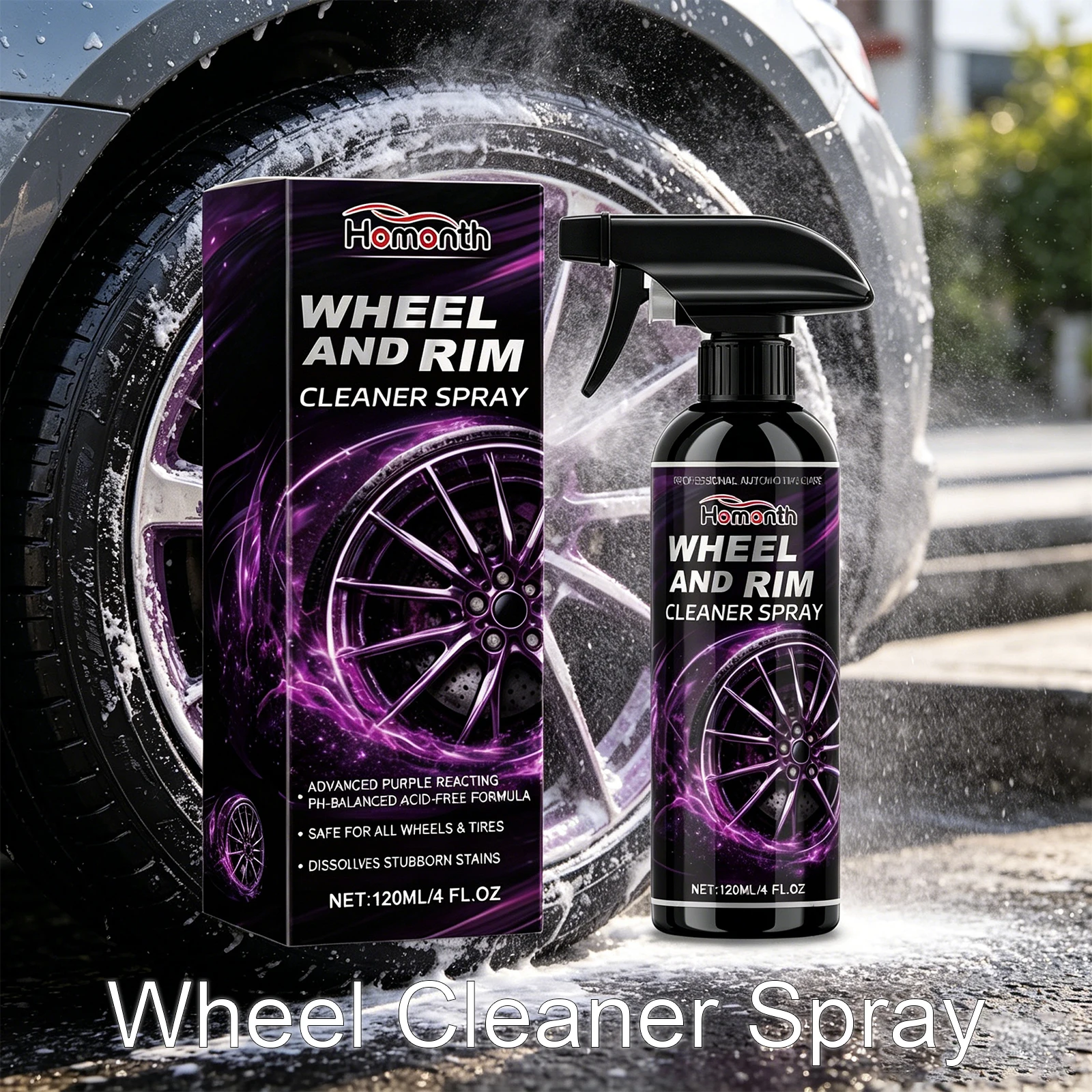 120ml Wheel Cleaner Spray Rim Rust Cleaner Duty Brake Dust Remover Wheel Hub Washing Tool Car Wheel Hub Long Lasting Protection
120ml Wheel Cleaner Spray Rim Rust Cleaner Duty Brake Dust Remover Wheel Hub Washing Tool Car Wheel Hub Long Lasting Protection
