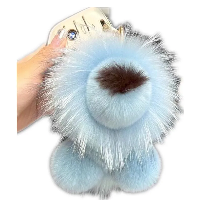 Blue Fluffy Genuine Rex Rabbit Fur Keychain Cute Lion Animal Doll Accessories Car Key Rings Gift for Women Girl Accessory
Blue Fluffy Genuine Rex Rabbit Fur Keychain Cute Lion Animal Doll Accessories Car Key Rings Gift for Women Girl Accessory