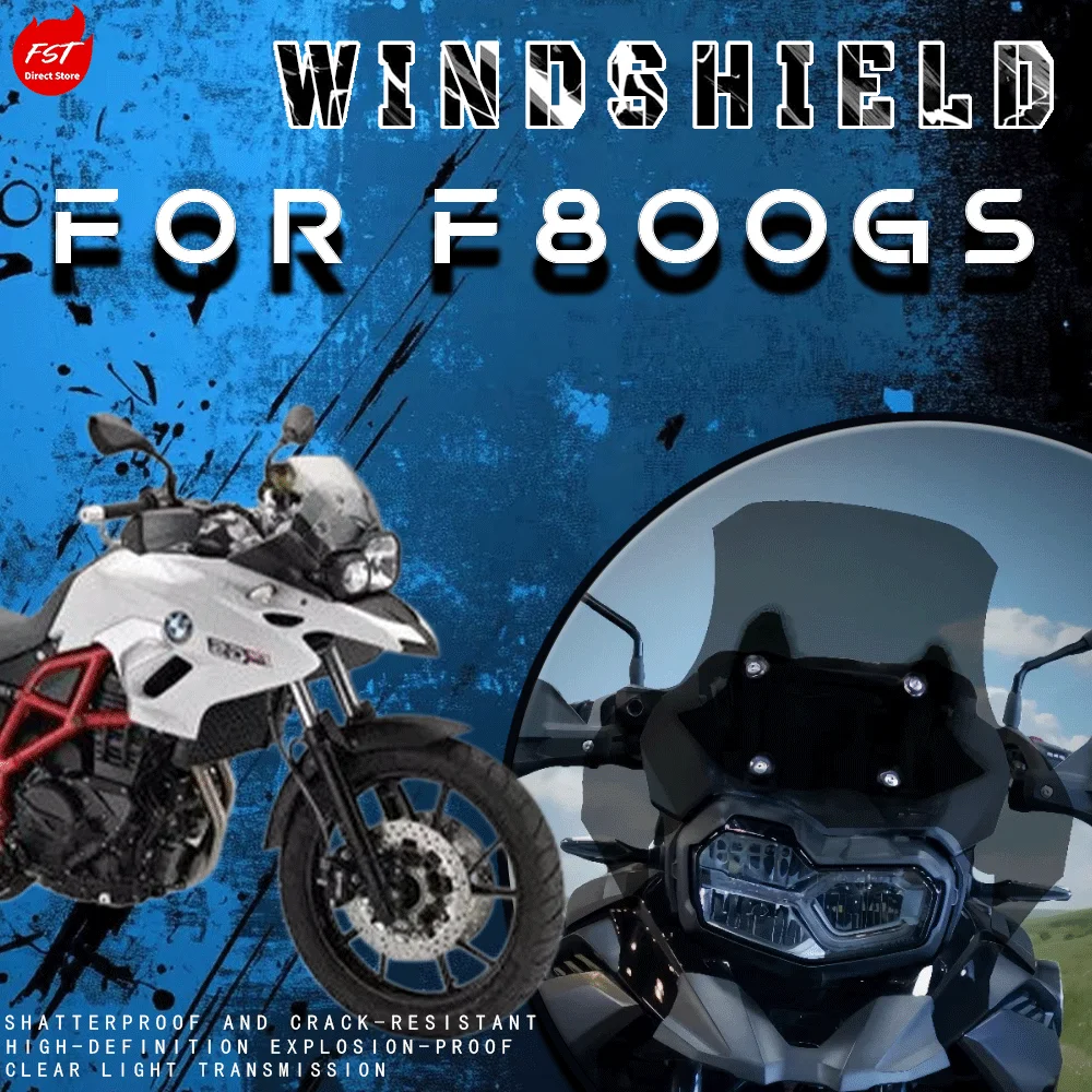 Suitable for 2025 F800GS Special Modified Wide Windshield Front Windshield
Suitable for 2025 F800GS Special Modified Wide Windshield Front Windshield