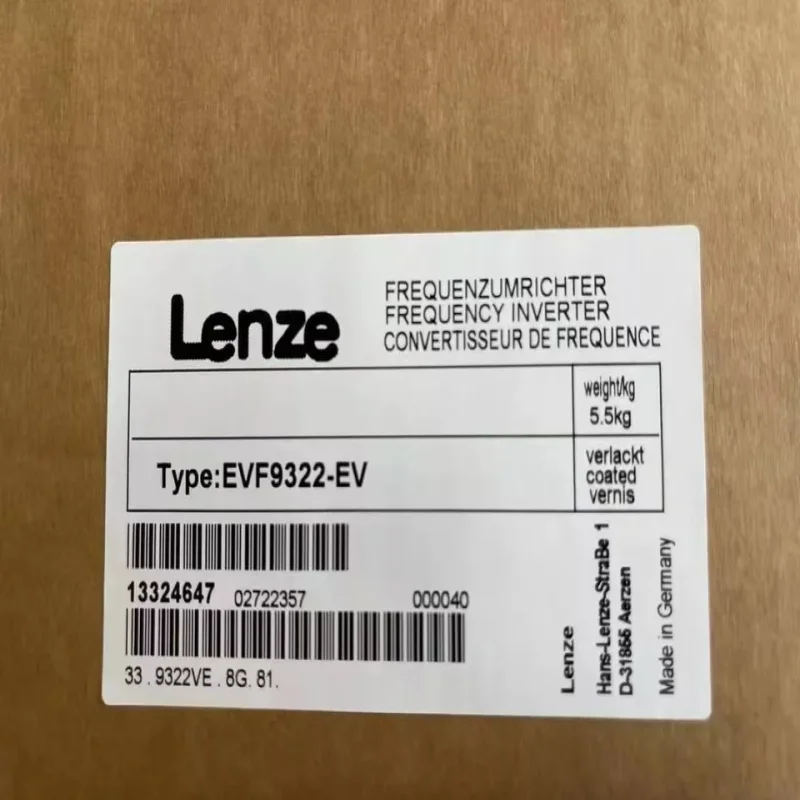 New and Original EVF9322-EV Stock in Warehouse PLC Programming Controller
New and Original EVF9322-EV Stock in Warehouse PLC Programming Controller