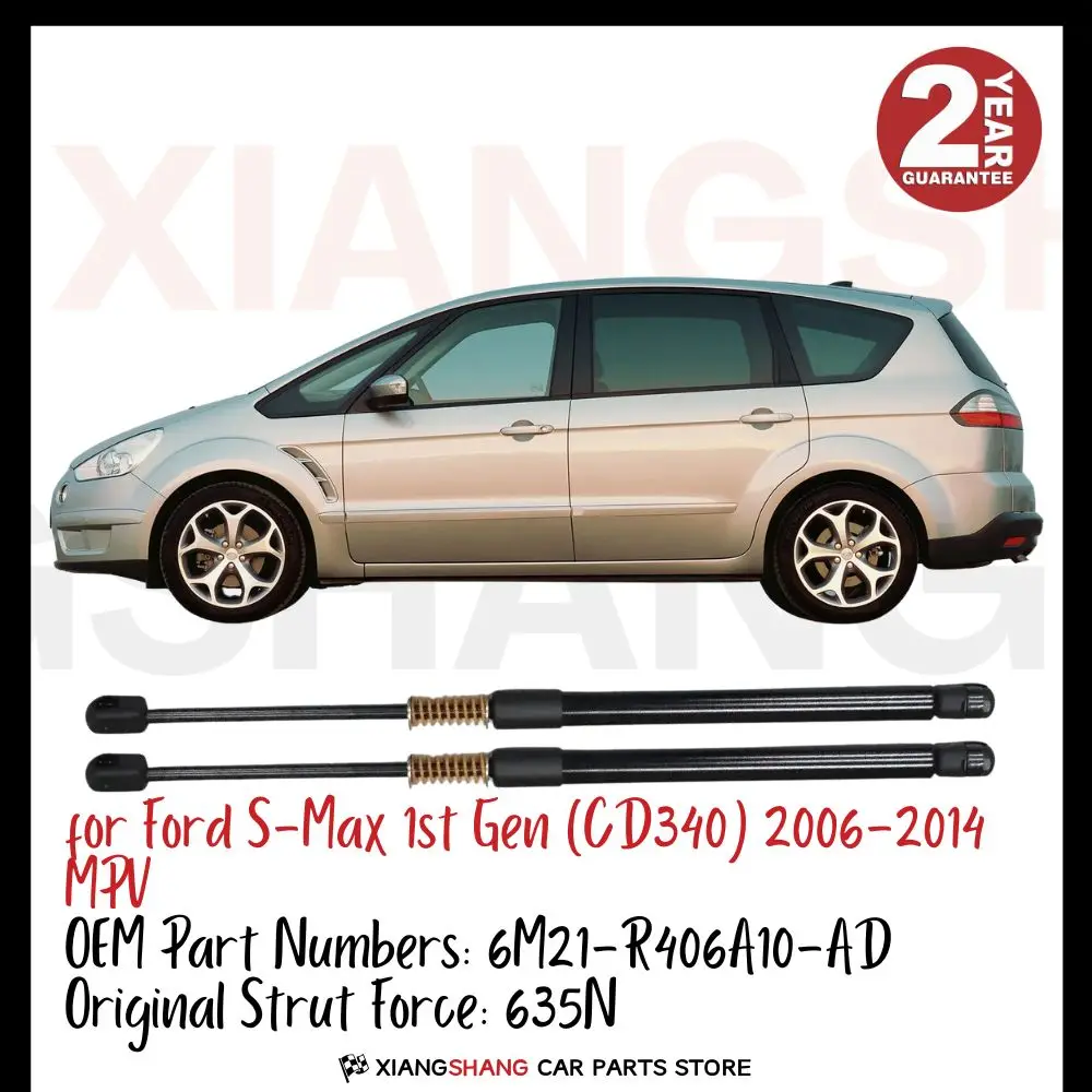 2 шт. задний демпфер задней двери для Ford S-Max 1-го поколения (CD340) 2006-2014 MPV с пружиной, газовые стойки багажника, зарядные газовые стойки
2 шт. задний демпфер задней двери для Ford S-Max 1-го поколения (CD340) 2006-2014 MPV с пружиной, газовые стойки багажника, зарядные газовые стойки