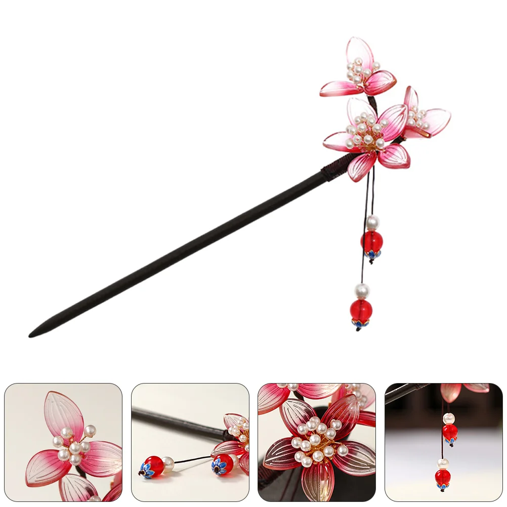 Hair Barrettes Flower Hairpin Stick Chinese Wooden Costume Vintage Women Style Chopstick Miss Bride
Hair Barrettes Flower Hairpin Stick Chinese Wooden Costume Vintage Women Style Chopstick Miss Bride