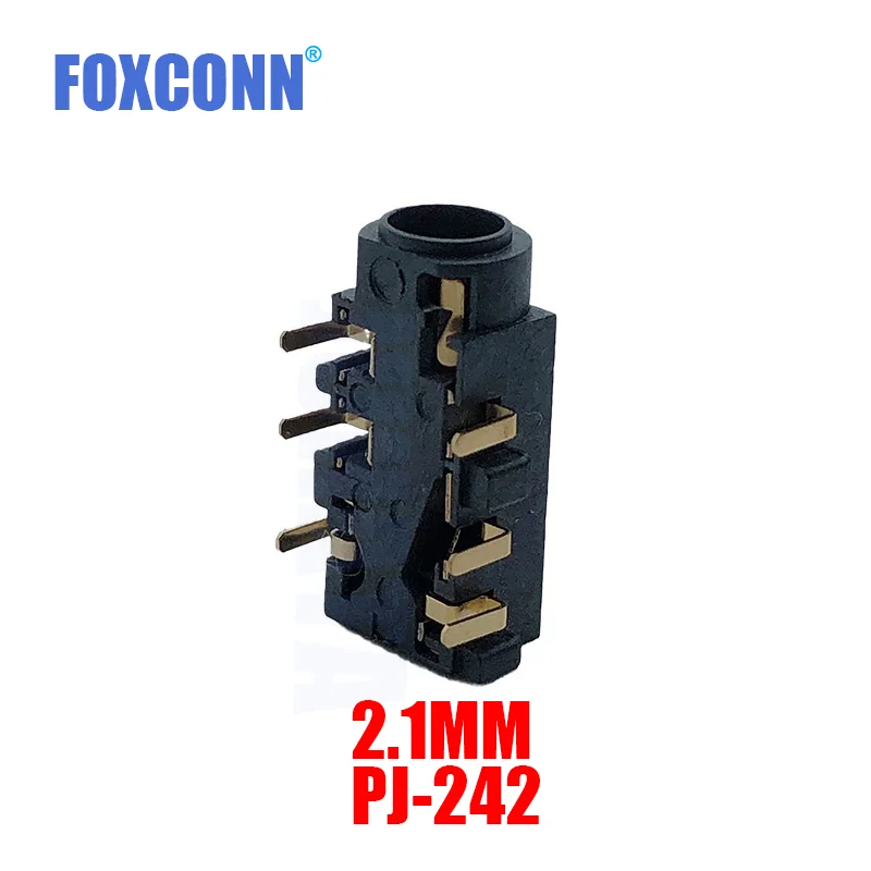 Foxconn 2.1mm Connector Headphone Jack Audio Video Female Dual Channel Stereo Jack Socket Stereo Solder Panel Mount PJ-242
Foxconn 2.1mm Connector Headphone Jack Audio Video Female Dual Channel Stereo Jack Socket Stereo Solder Panel Mount PJ-242