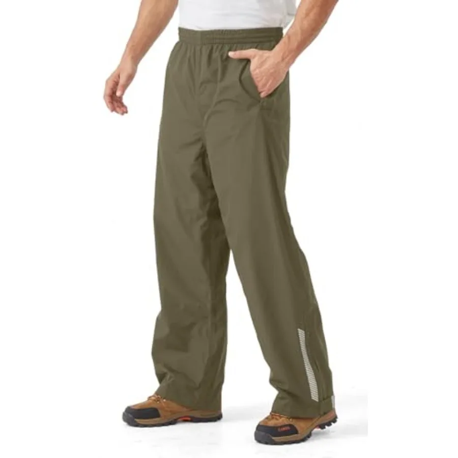 Men's Packable Rain Pants Waterproof Windproof Outdoor Rain Overpants for Hiking Fishing Daily Work
Men's Packable Rain Pants Waterproof Windproof Outdoor Rain Overpants for Hiking Fishing Daily Work