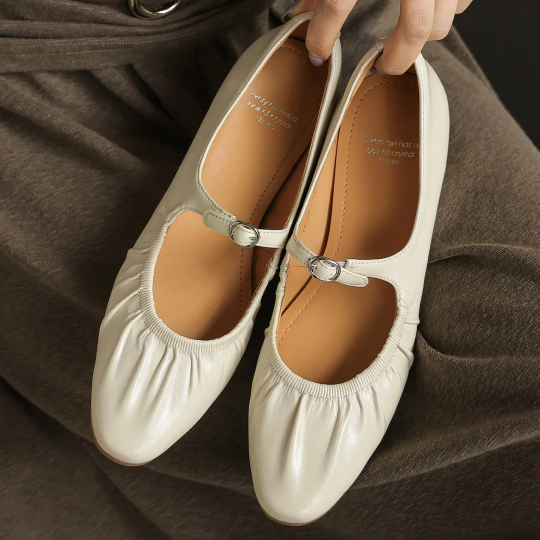 Женские туфли-мэри-джейн Danxuefei 2026 весна, новые, из натуральной кожи, с круглым носком, металлической пряжкой, плиссированные, на танкетке 4 см, повседневные
Женские туфли-мэри-джейн Danxuefei 2026 весна, новые, из натуральной кожи, с круглым носком, металлической пряжкой, плиссированные, на танкетке 4 см, повседневные