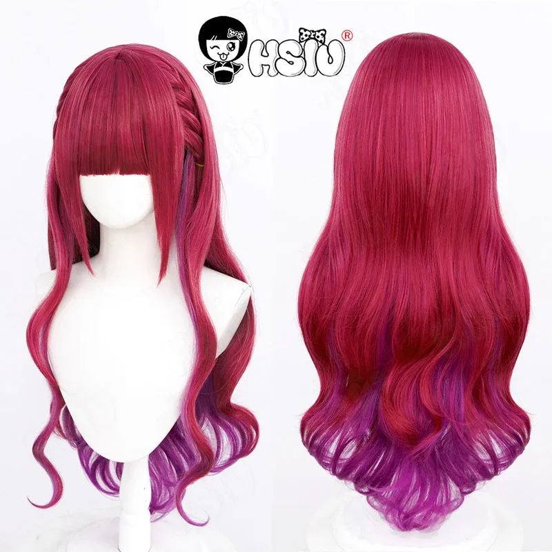Houshou Marine Cosplay Wig HSIU 80Cm Red gradient purple long hair Heat Resistant Synthetic Wig+Wig cap VTuber cosplay Wig
Houshou Marine Cosplay Wig HSIU 80Cm Red gradient purple long hair Heat Resistant Synthetic Wig+Wig cap VTuber cosplay Wig
