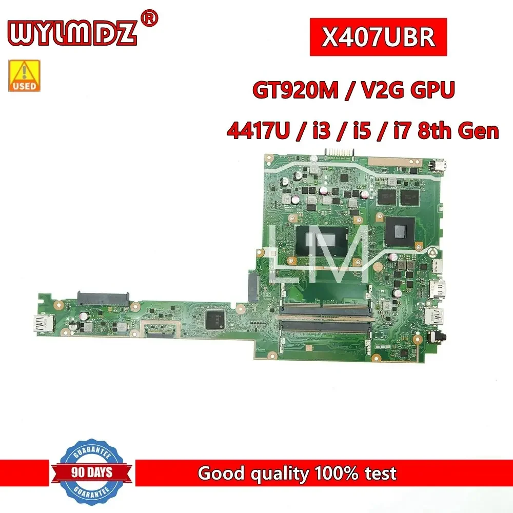X407UBR 4417U / i3 / i5 / i7 8th Gen GT920M GPU Laptop Motherboard For Asus X407 X407M X407UBR X407UA A407 y400u Mainboard
X407UBR 4417U / i3 / i5 / i7 8th Gen GT920M GPU Laptop Motherboard For Asus X407 X407M X407UBR X407UA A407 y400u Mainboard