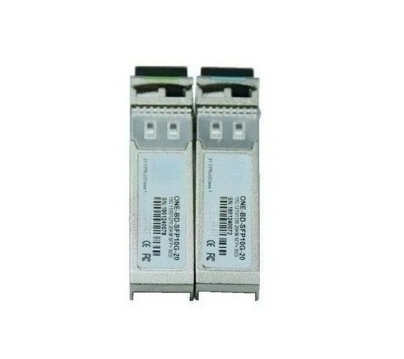 SFP + 10G 1270/1330NM 20KM BIDI module, 10 Gigabit single mode, single fiber optical module
SFP + 10G 1270/1330NM 20KM BIDI module, 10 Gigabit single mode, single fiber optical module