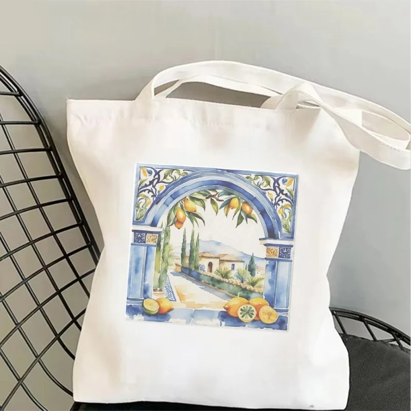 Lemon Canvas Bag Tote Bag Shoulder Bag Handbag Mediterranean Villa Print Aesthetic Gift For Women Girls Summer Vibe
Lemon Canvas Bag Tote Bag Shoulder Bag Handbag Mediterranean Villa Print Aesthetic Gift For Women Girls Summer Vibe