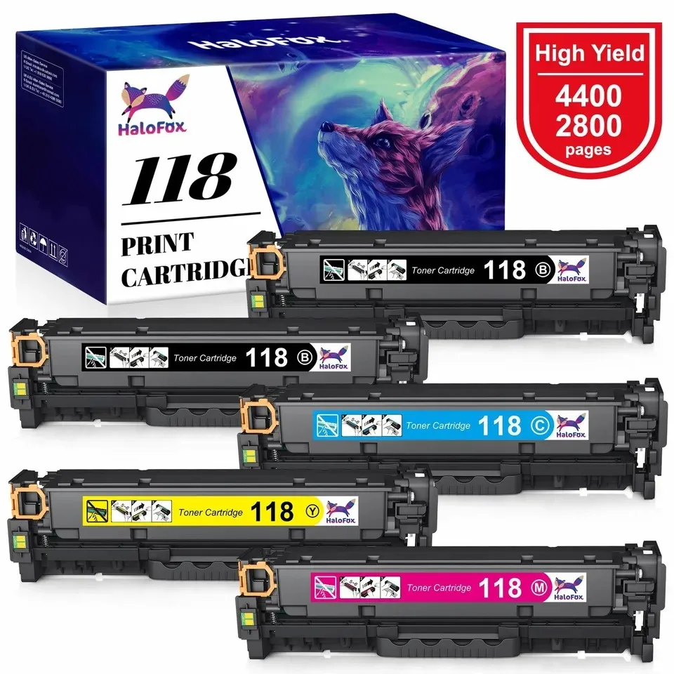 5PK Toner Cartridge 118 CRG118 For Canon MF-8350 8330 8380 LBP-7200 7660 cdn cdw
5PK Toner Cartridge 118 CRG118 For Canon MF-8350 8330 8380 LBP-7200 7660 cdn cdw