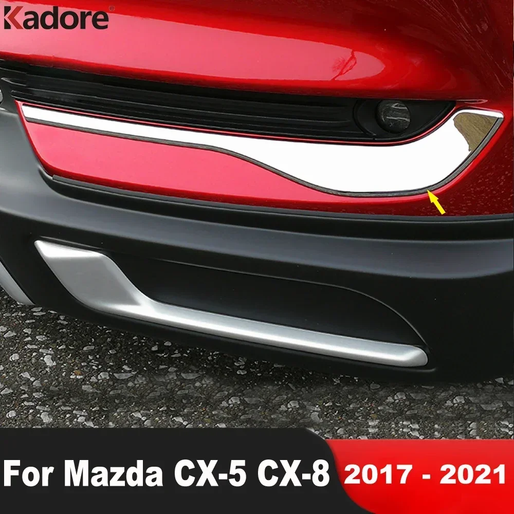 For Mazda CX-5 KF 2017-2021 CX-8 2017-2023 Chrome Front Fog Light Lamp Eyebrow Cover Trim Foglight Eyelid Strip Car Accessories
For Mazda CX-5 KF 2017-2021 CX-8 2017-2023 Chrome Front Fog Light Lamp Eyebrow Cover Trim Foglight Eyelid Strip Car Accessories