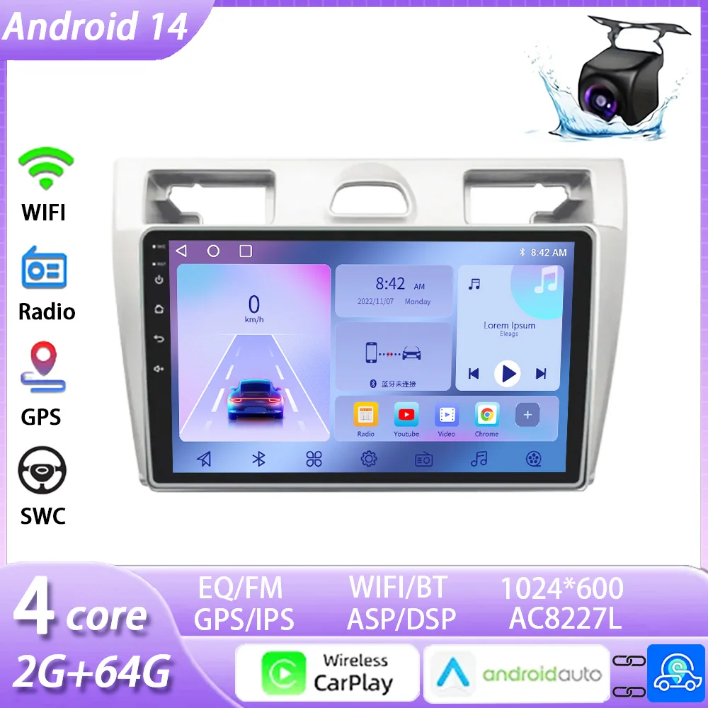 Android14 Car Radio For FORD FOCUS 2006-2011 Android Car DVD GPS Navigation Car Stereo Device DSP AHD Carplay Android Auto
Android14 Car Radio For FORD FOCUS 2006-2011 Android Car DVD GPS Navigation Car Stereo Device DSP AHD Carplay Android Auto